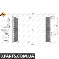 Радіатор кондиціонера NRF 35301