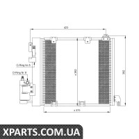 Радіатор кондиціонера NRF 35302