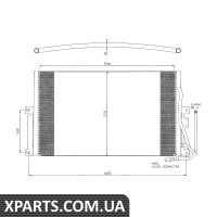 Радіатор кондиціонера NRF 35342