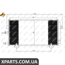 Радіатор кондиціонера NRF 35381