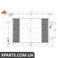 Радіатор кондиціонера EASY FIT NRF 35403