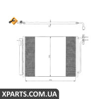 Радіатор кондиціонера NRF 35406