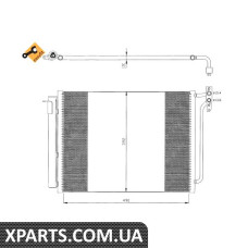 Pадиатор кондиционера NRF 35406