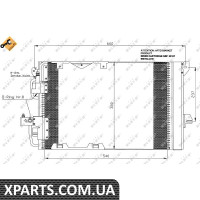 Радіатор кондиціонера NRF 35416