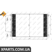 Радіатор кондиціонера NRF 35449