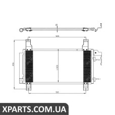 Конденсатор кондиционера MAZDA 6 02- пр-во NRF NRF 35464