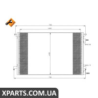 Радіатор кондиціонера EASY FIT NRF 35467