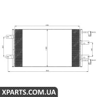 Радіатор кондиціонера NRF 35505