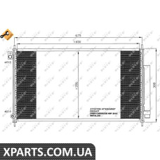 Радіатор кондиціонера NRF 35559