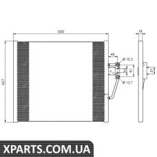 Радіатор кондиціонера NRF 35587