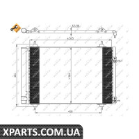 Pадиатор кондиционера NRF 35610