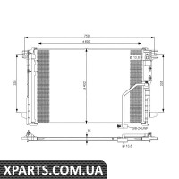 Радіатор кондиціонера NRF 35793