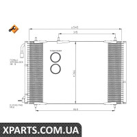 Pадиатор кондиционера EASY FIT NRF 35836