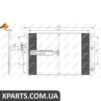 Радіатор кондиціонера MB Sprinter 906 06-NRF 35849