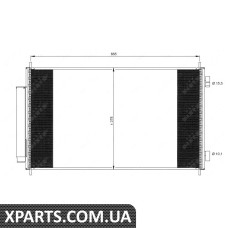 Радіатор кондиціонера NRF 35864