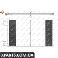 Радіатор кондиціонера NRF 35902
