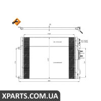 Радіатор кондиціонера NRF 35920