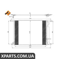 Pадиатор кондиционера Aveo EASY FIT NRF 35931
