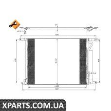 Pадиатор кондиционера Aveo EASY FIT NRF 35931