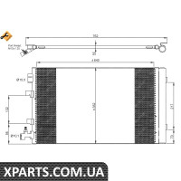 Радіатор кондиціонера NRF 35932