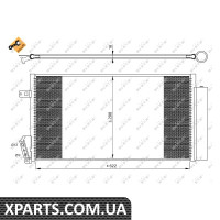 Радіатор кондиціонера Fiat Doblo/Opel Combo 1.3-2.0D 10- NRF 35940