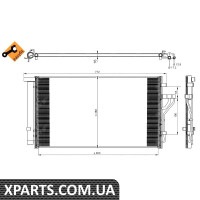 Радіатор кондиціонера NRF 35998