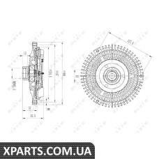 Муфта вентилятора BMW M3/M5 92- NRF 49568