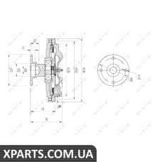 Віскомуфта вентилятора NRF 49576