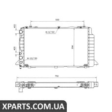 Pадiатор NRF 50527