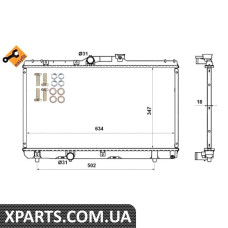 Pадiатор NRF 507594