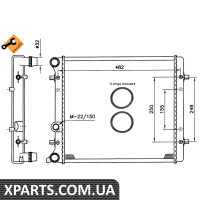 Радіатор охолодження NRF 509530