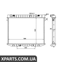 Pадiатор NRF 509532