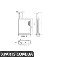 Pадиатор печки 94- NRF 52066