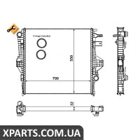 Радіатор NRF 53005