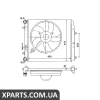 Pадiатор NRF 53021