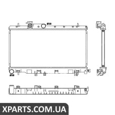 Pадиатор системы охлаждения двигателя NRF 53038