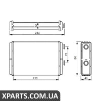 Радіатор печі NRF 53233