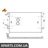 Радіатор охолодження NRF 53406