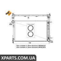 Радіатор NRF 53419