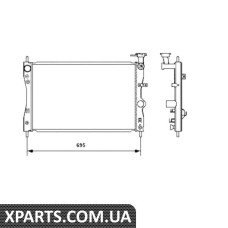 Pадiатор NRF 53464