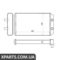 Радіатор печі NRF 53562