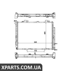 Радіатор NRF 53784