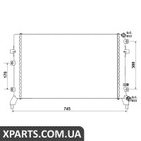 Pадiатор NRF 53884
