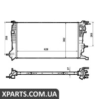 Радіатор охолодження Renault Scenic III/Megane III 1.5 dCi 08- NRF 53963