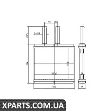 Радіатор печі NRF 54269