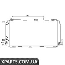 Радіатор пічки Renault Kangoo Master Mercedes Citan 415 08-158x210x26 NRF 54375