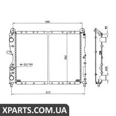 Pадiатор NRF 54501