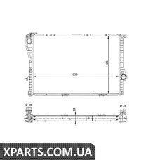 Радіатор охолодження NRF 55321