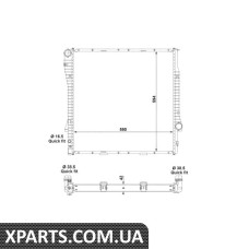 Pадiатор NRF 55328
