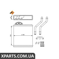 Радіатор обігрівача NRF 58150